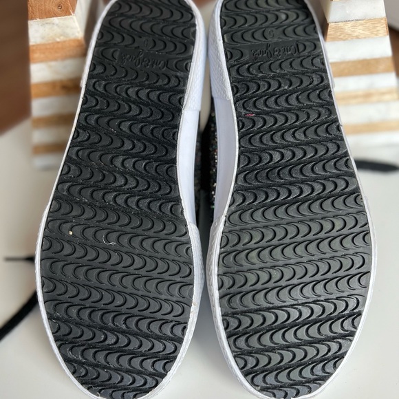 EUC Cat and Jack glitter high tops sz 5 black laces multi-colored glitter TARGET - Picture 5 of 15